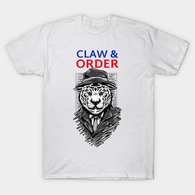 Tiger: Claw and Order T-Shirt by YourSundayTee